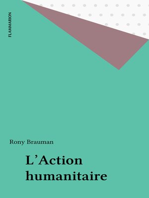 cover image of L'Action humanitaire